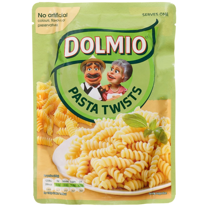 Dolmio Pasta Twists 200g Groceries B&M