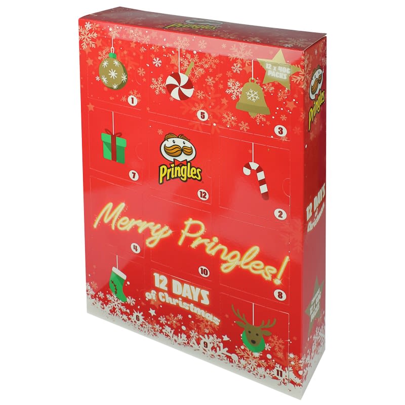 pringles 12 days advent calendar 12 x 40g advent calendar