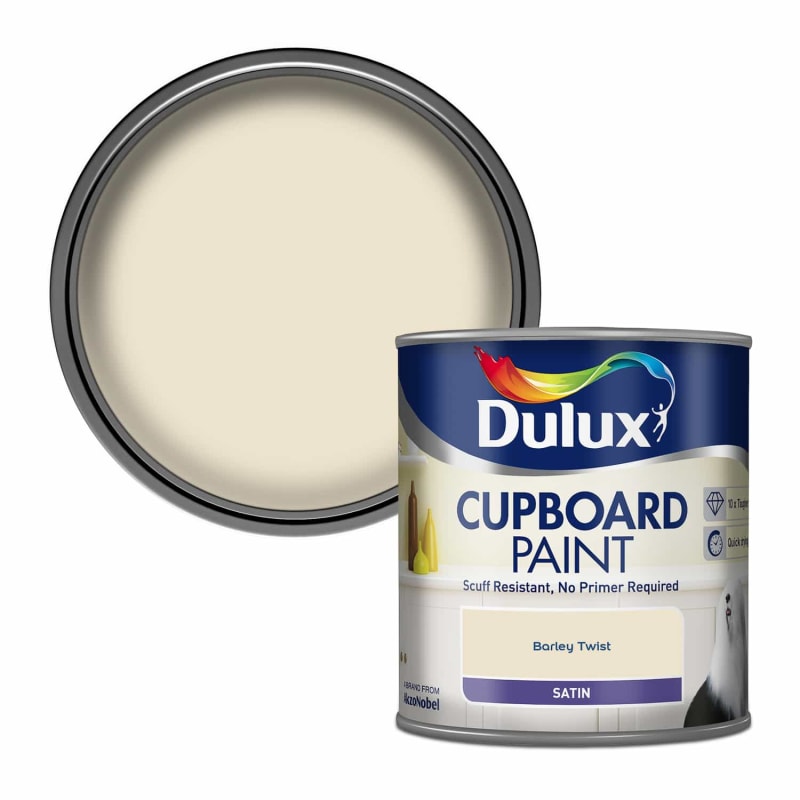 Dulux Cupboard Paint 600ml Barley Twist DIY B&M