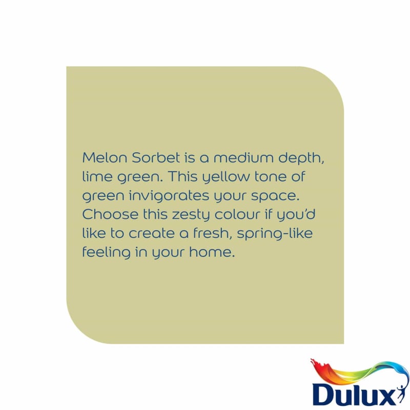 Dulux Matt Paint 2.5L Melon Sorbet DIY B&M