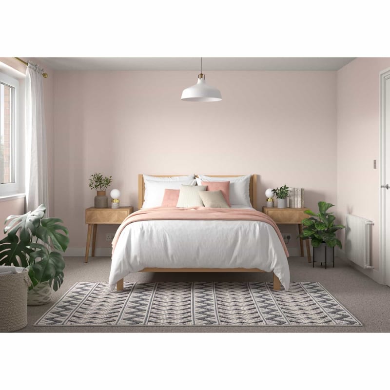 Dulux Walls & Ceilings Matt Paint 2.5L Blush Pink Paint B&M