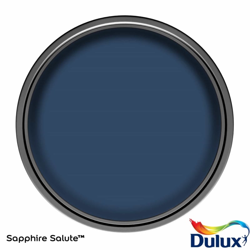 Dulux Walls & Ceilings Silk Paint 2.5L Sapphire Salute DIY B&M
