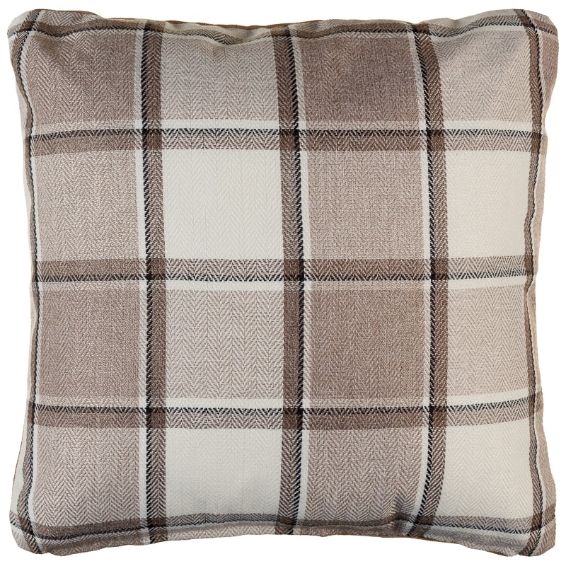 Tartan Cushion Covers 2pk Natural Cushions B M