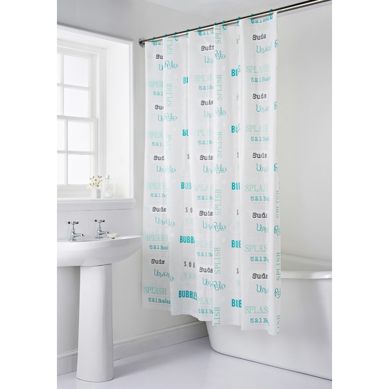 Shower Curtain Mat Set 2pc Splash Suds Bathroom 339221 Bath Mat And Shower Curtain Slogan