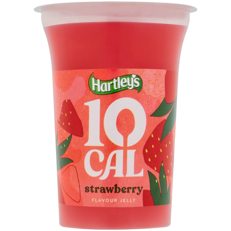 Hartley's 10 Calorie Jelly Pots 6pk Strawberry B&M Stores