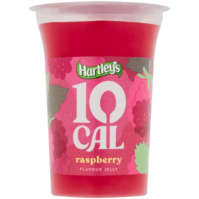 Hartley's 10 Calorie Jelly Pots 6pk Raspberry B&M Stores
