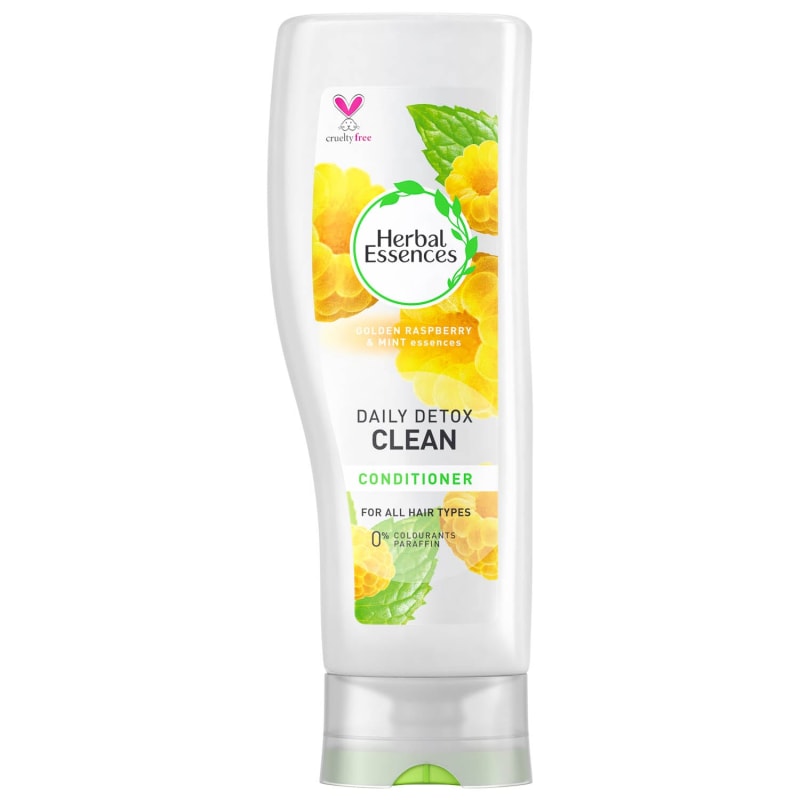 Herbal Essences Detox Conditioner 400ml Raspberry & Mint B&M