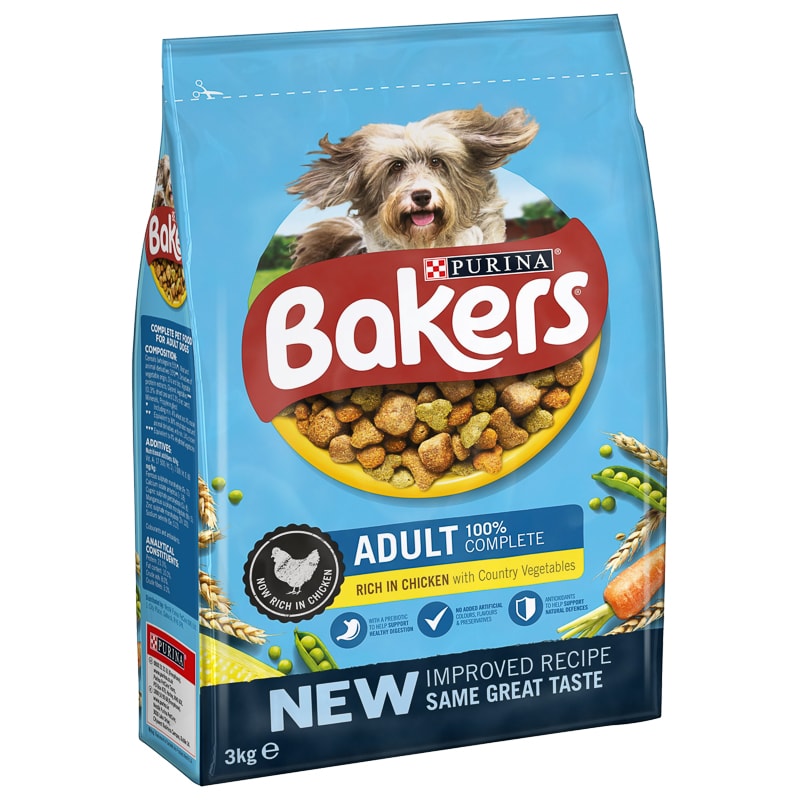 Bakers Adult Complete Chicken with Country Vegetables Dog Food