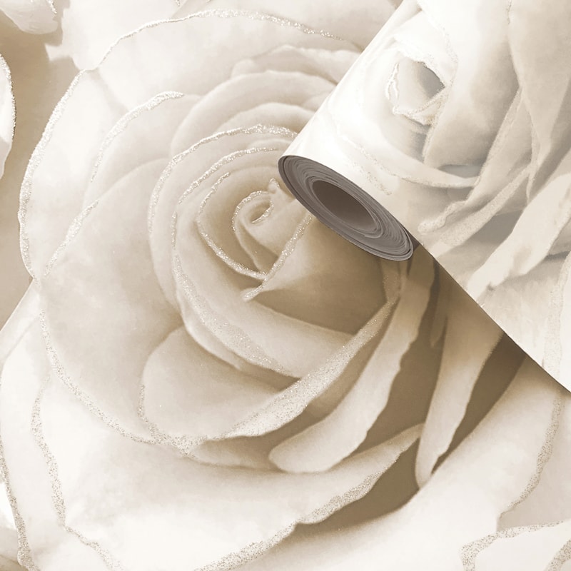 Madison Glitter Wallpaper Pearl DIY B&amp;M