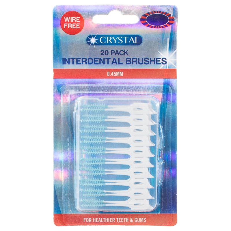 Crystal Interdental Brushes 20pk Dental Care B&M