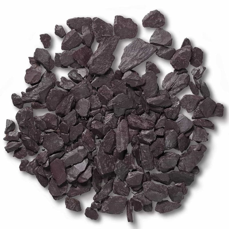 Plum Slate Decorative Chippings - Bulk Bag 750kg | B&M