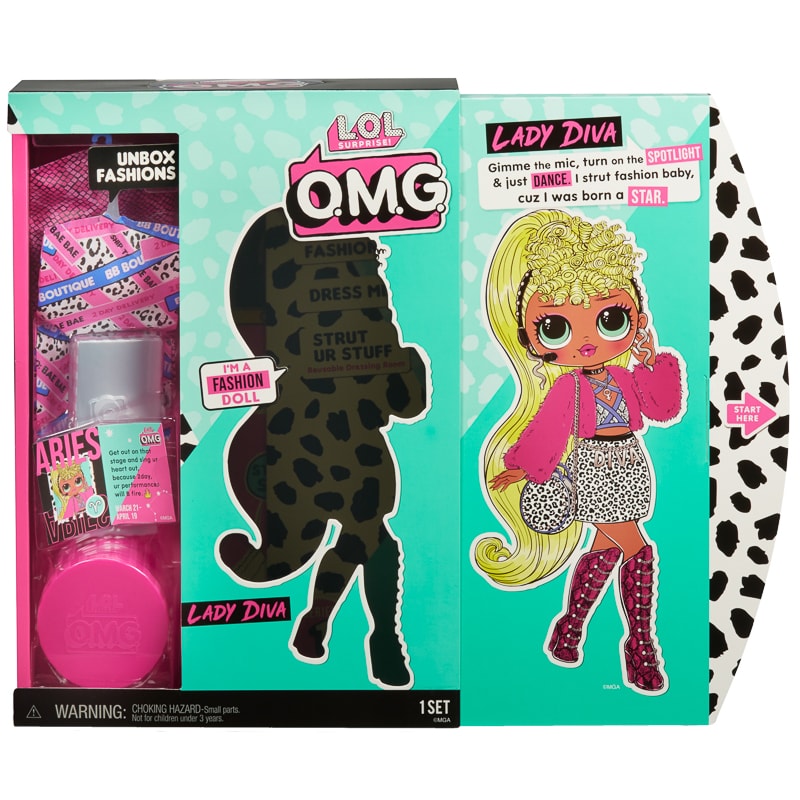 L.O.L. Surprise! OMG Doll - Lady Diva | Dolls & Accessories - B&M