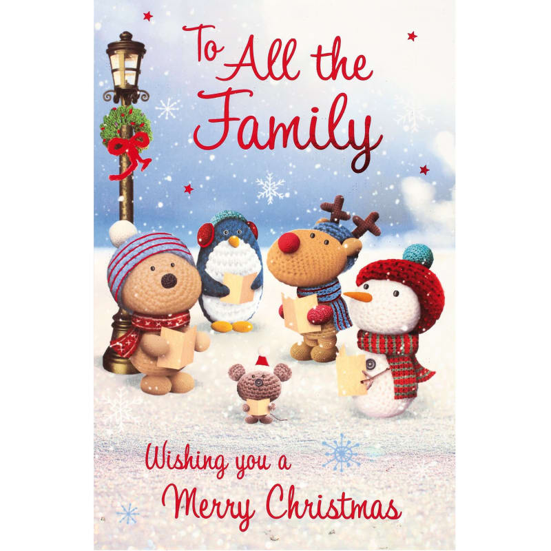 to all the family christmas card chrismas card