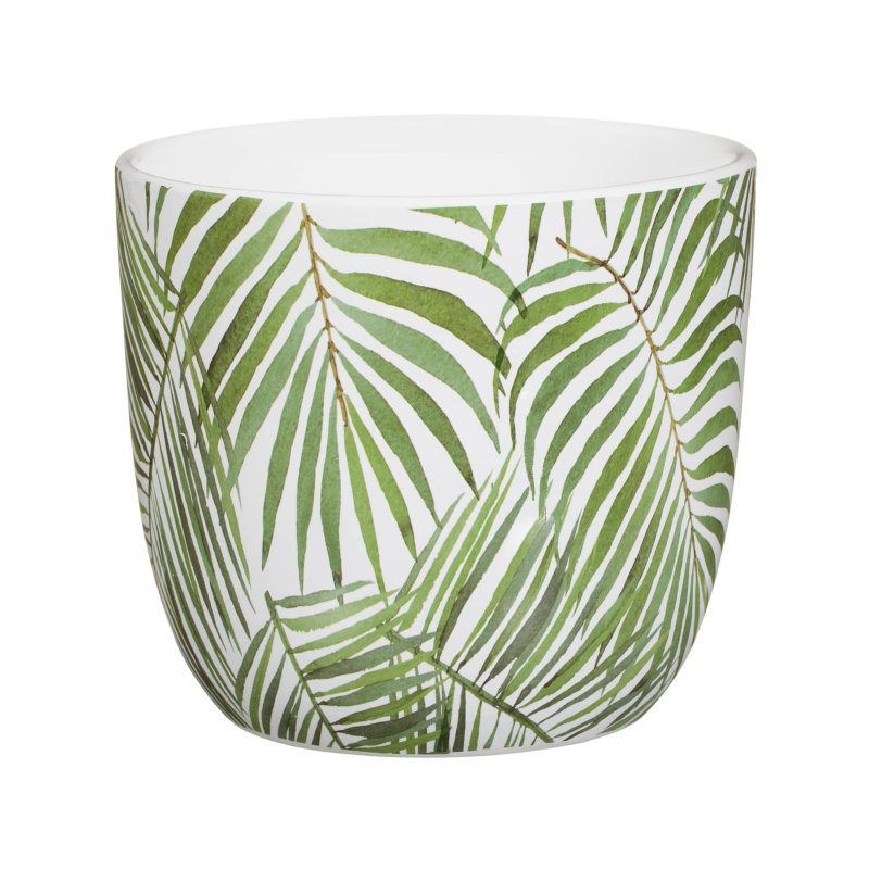 Ceramic Plant Pots 3pk - Tropical | Garden - B&M