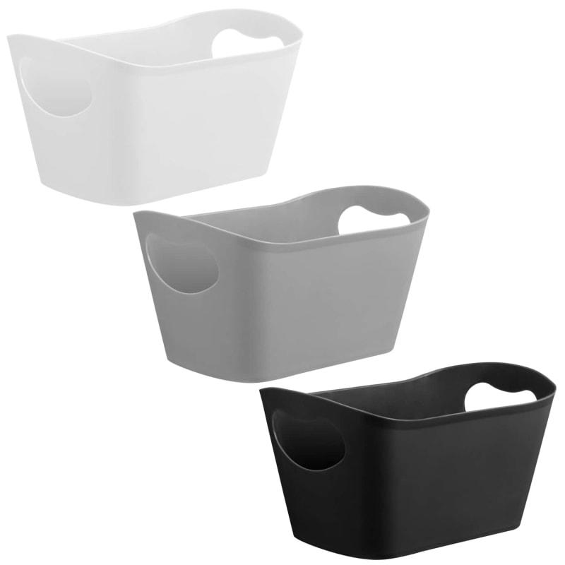 Small Storage Caddy White Bathroom Storage B&M Stores