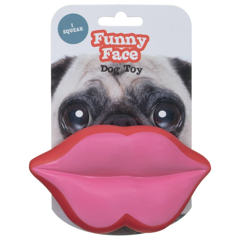 Funny Face Dog Toy Lips Pets Dog Toys B&M
