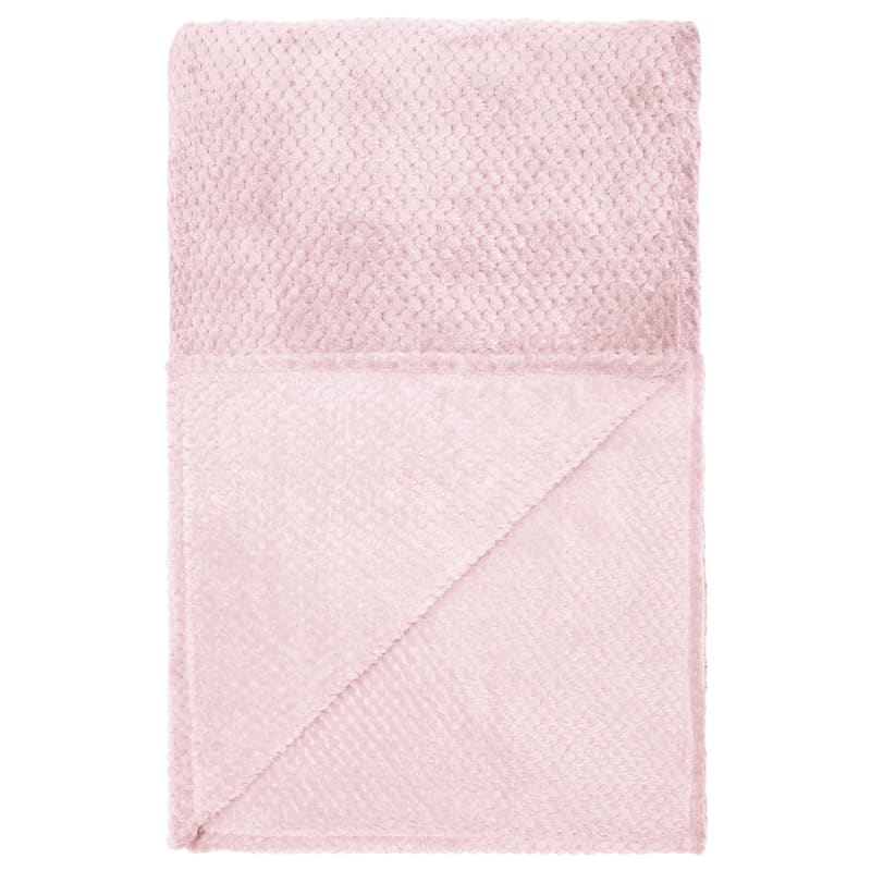 Simply Everyday Waffle Throw Blush Cheap Throws B&M Stores