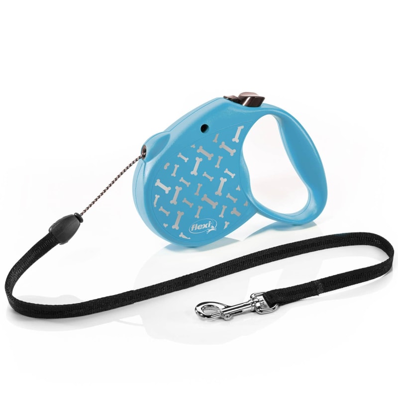 Flexi Dog Lead Small Bones Dog Leads & Harnesses B&M