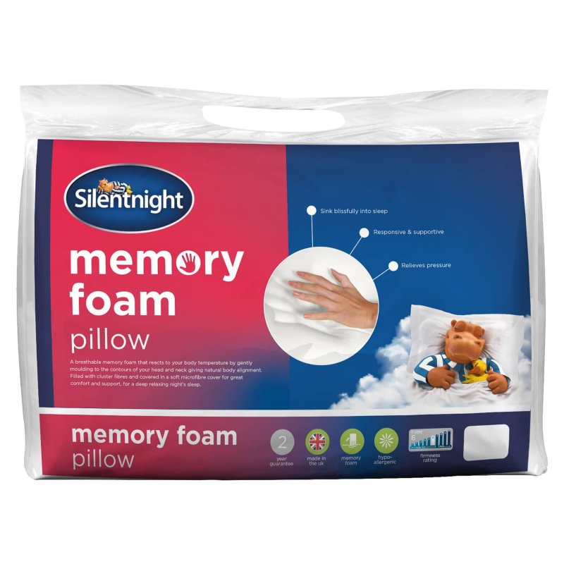 Silentnight Memory Foam Pillow Bedding B M