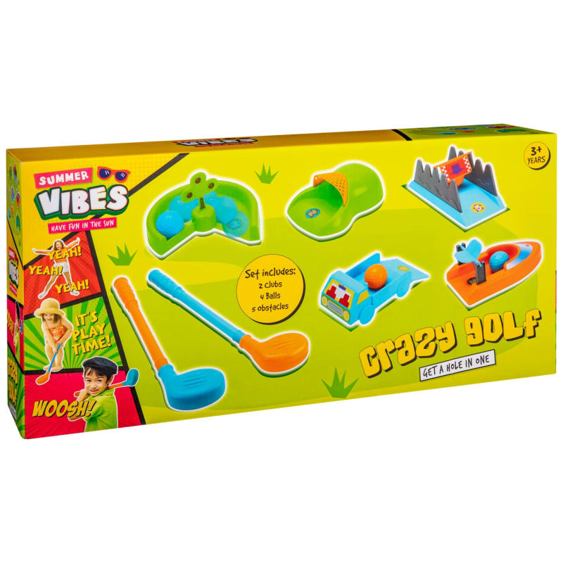 Crazy Golf Set Sports & Outdoor Toys B&M