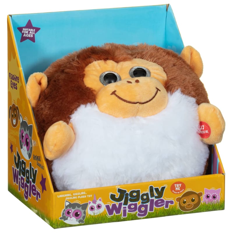 Jiggly Wiggler Vibrating Toy Assorted Plush Animal Toys B&M