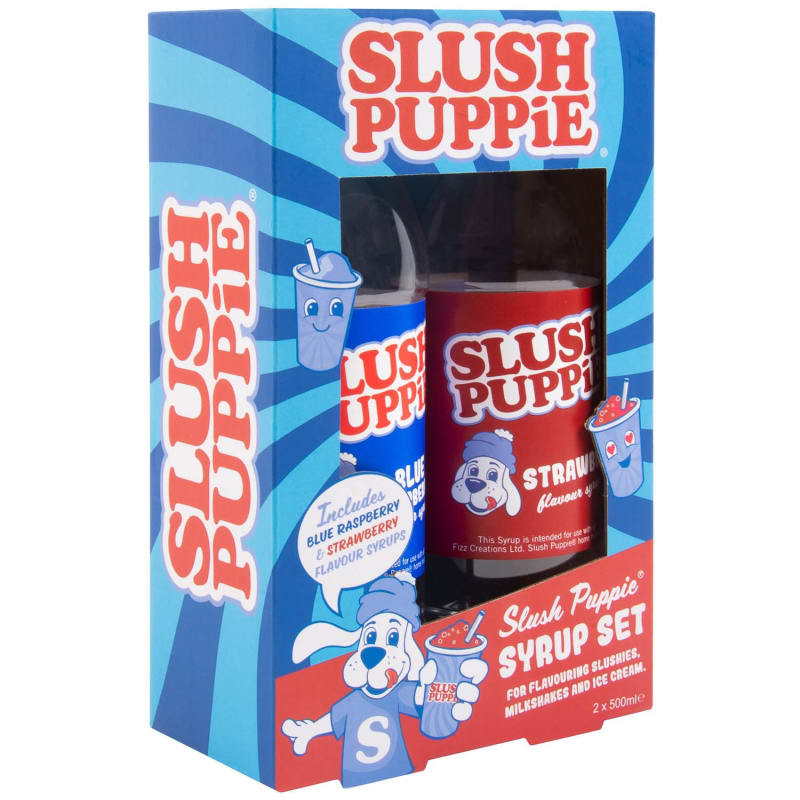 Slush Puppie Slushie Syrup Set Flavoured Crushed Ice B&M