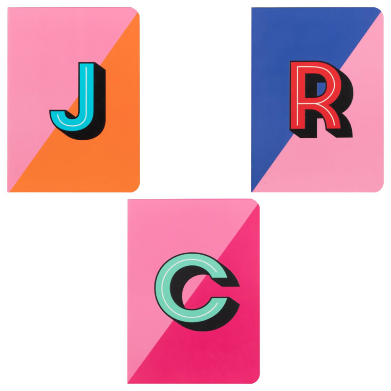 A5 Alphabet Notebook Stationery B&M