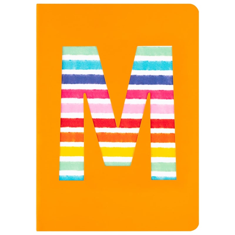 A5 Alphabet Notebook Pink S Stationery B&M