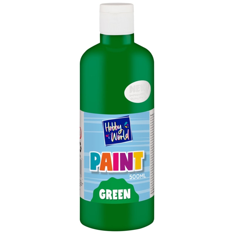 Paint 500ml Green Arts & Crafts Toys B&M Stores