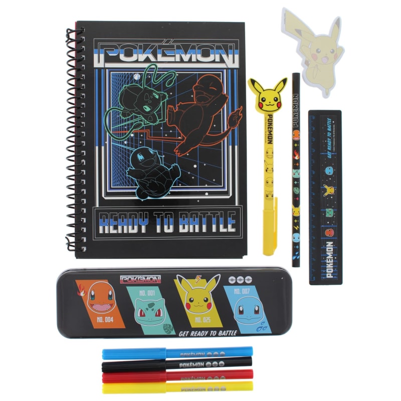 Pokemon Large Stationery Set Kids Stationery B&M