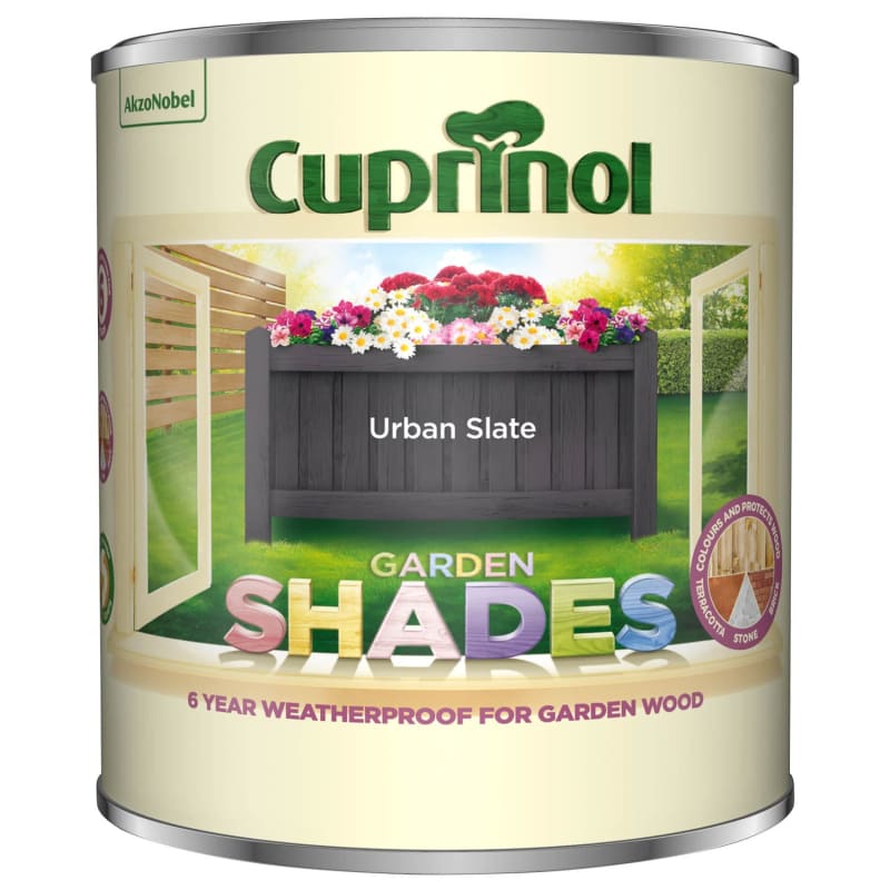 Cuprinol Garden Shades Urban Slate 1L Exterior Paint B&M