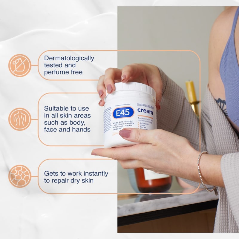 E45 Dermatological Cream 125g Skincare B&M Stores