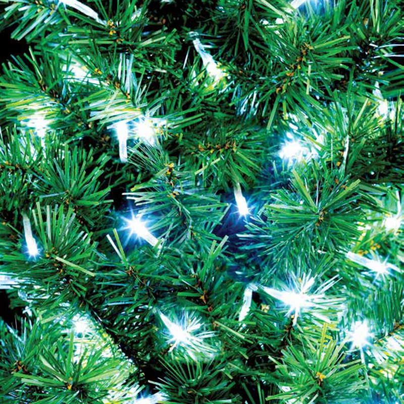 Eveready LED Chaser Lights 600pk Cool White Christmas Lights B&M