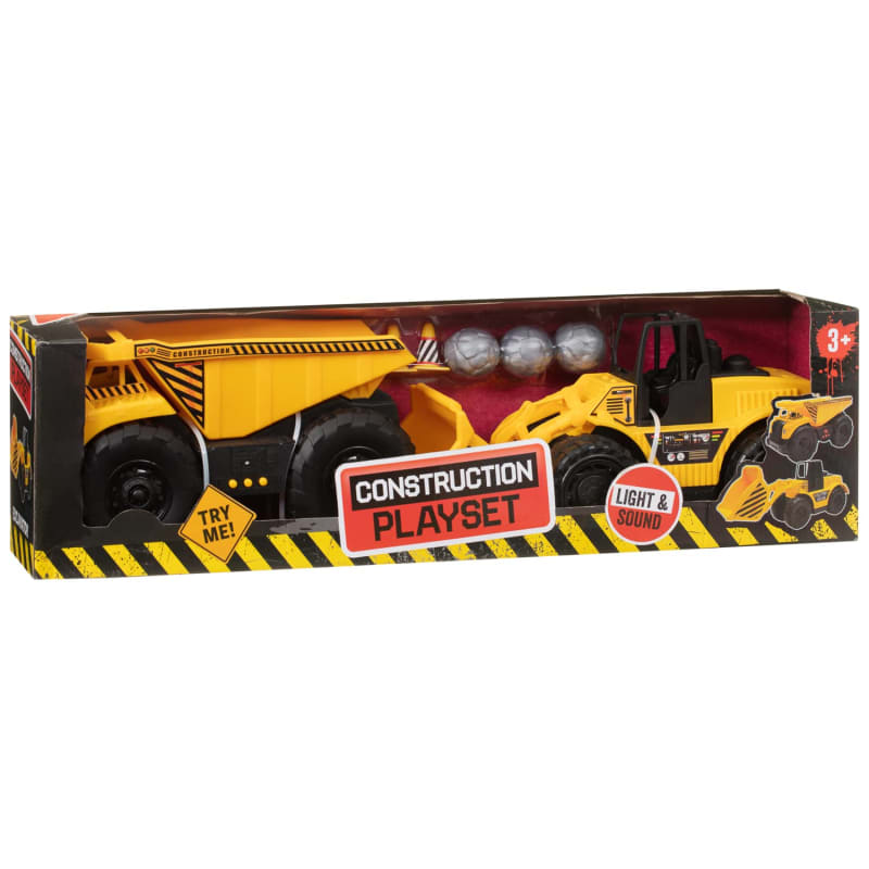 Construction Playset 2pk Car & Vehicle Playsets B&M