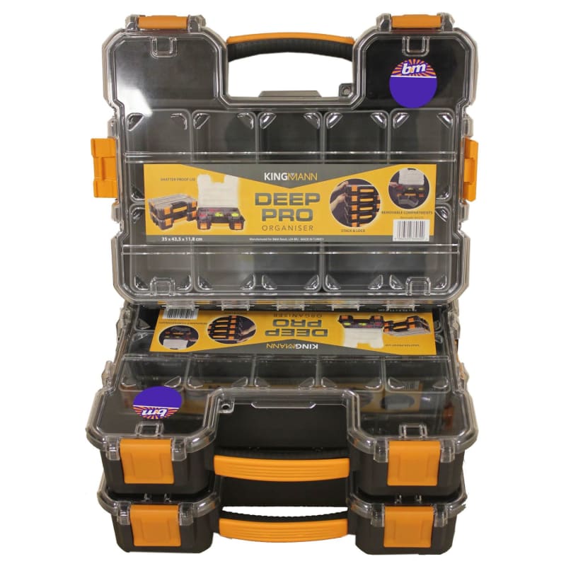Kingmann Deep Pro Organiser DIY Cheap Tool Storage B&M