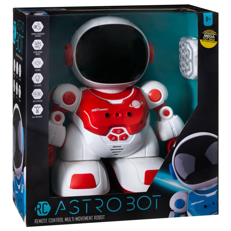 Remote Controlled Astrobot Red Toys B&M