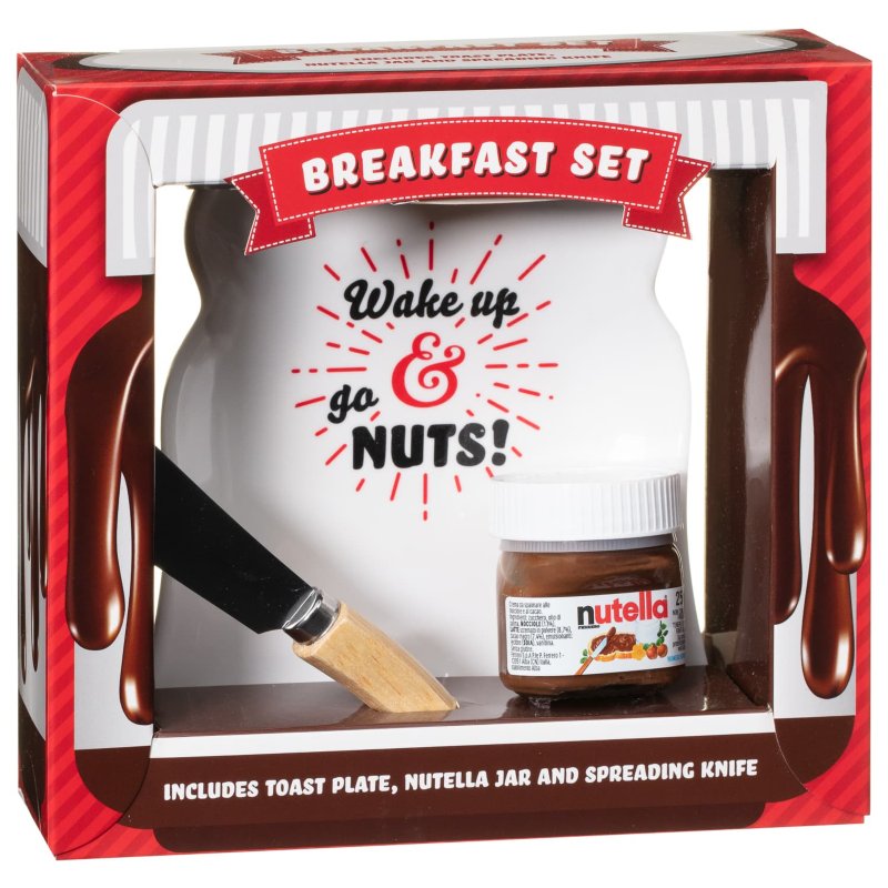 Nutella Breakfast Set Confectionery Gifts B&M