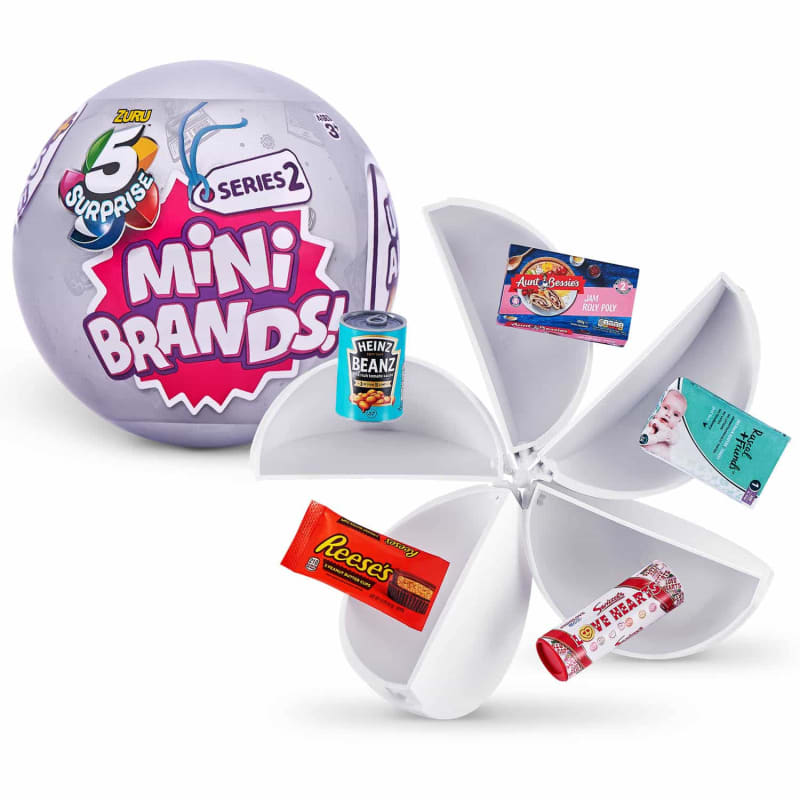 5 Surprise Mini Brands Capsule Series 2 Toy Collectables B M