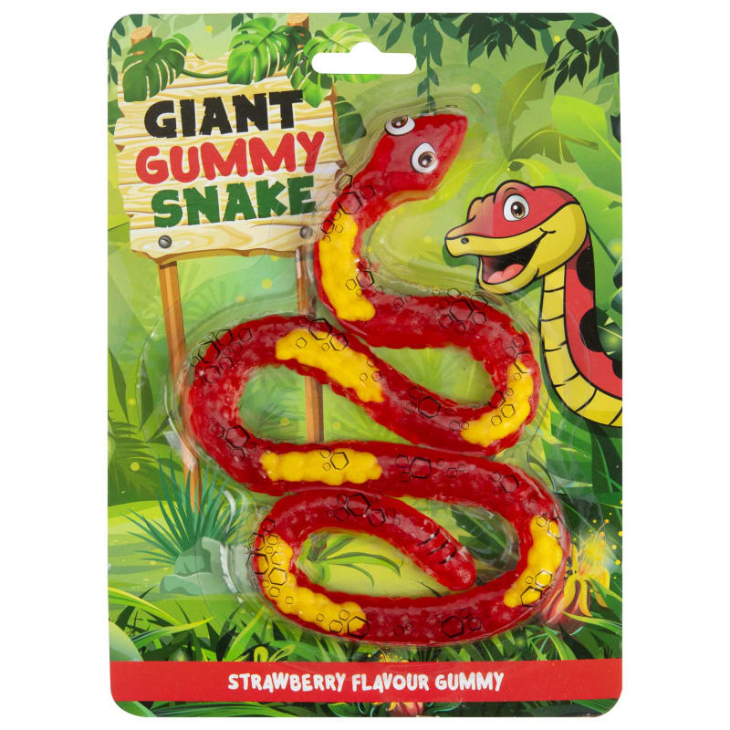 Giant Gummy 100g Snake Novelty Christmas Sweets B&M Stores