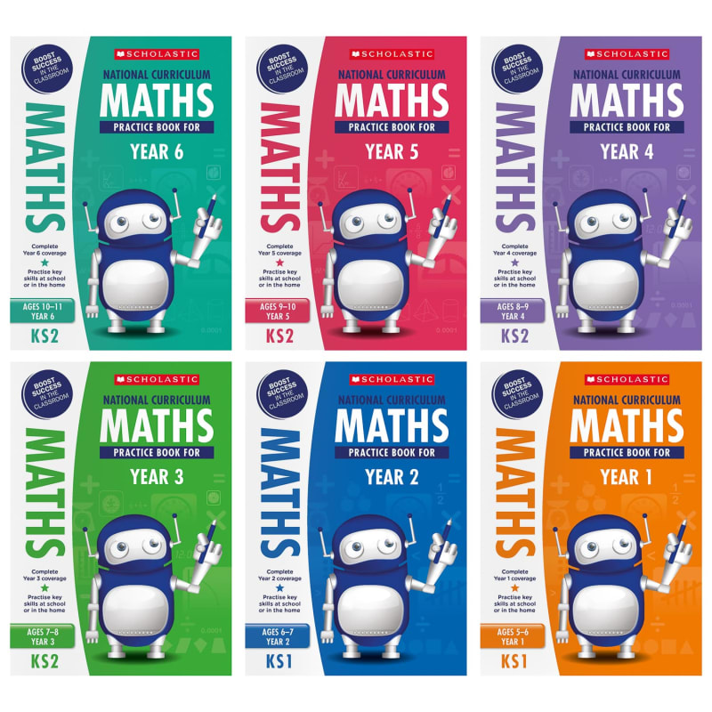 Scholastic National Curriculum Maths Workbook - Year 3 | Books - B&M