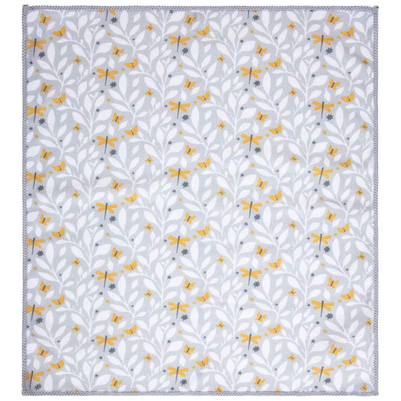 Jumbo Printed Microfibre 6pk Mustard Household