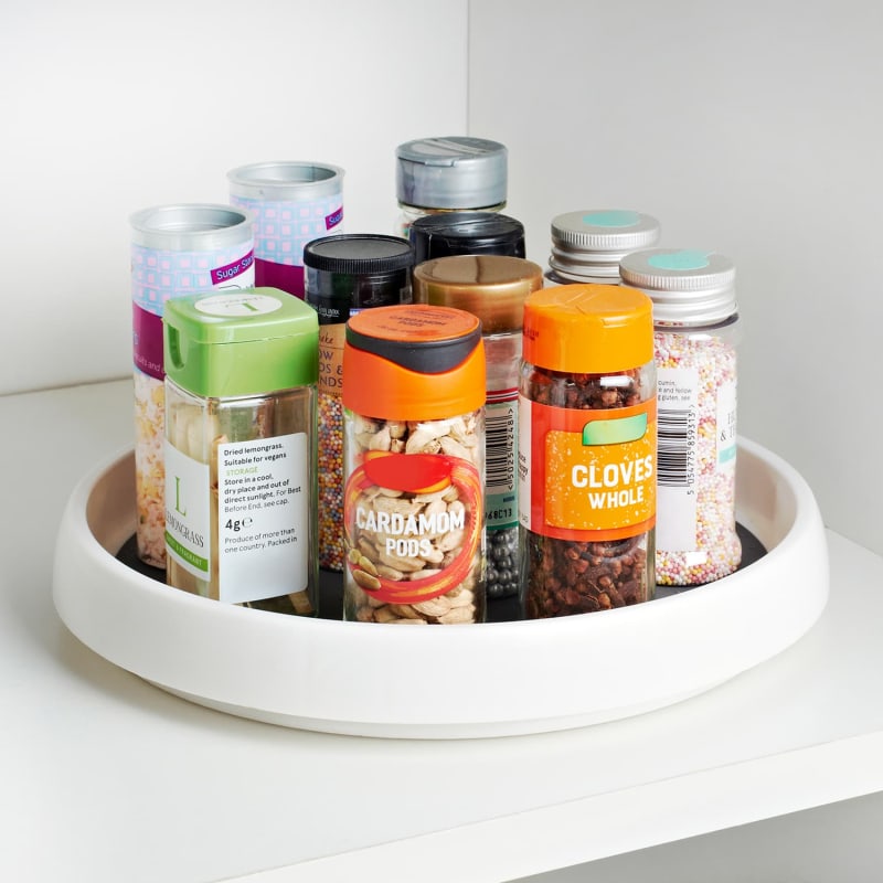 Rotating Cupboard Organiser Kitchen Accessories B&M Stores