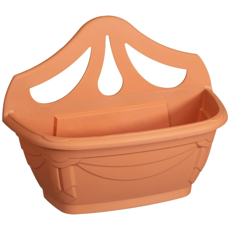 Wall Planter 42cm Terracotta Planters B&M
