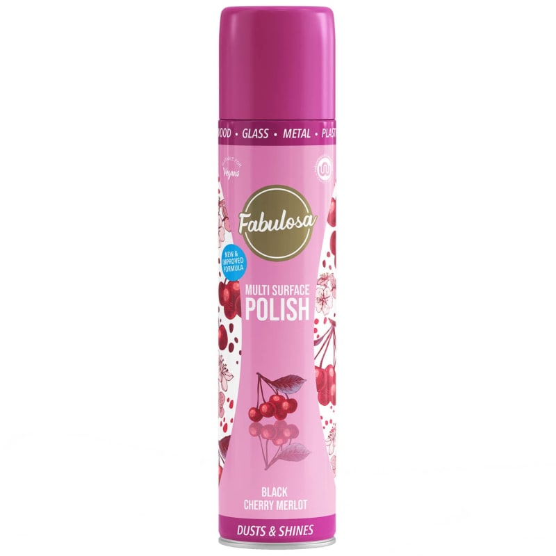 Fabulosa Multi Surface Polish 300ml Black Cherry Merlot B&M