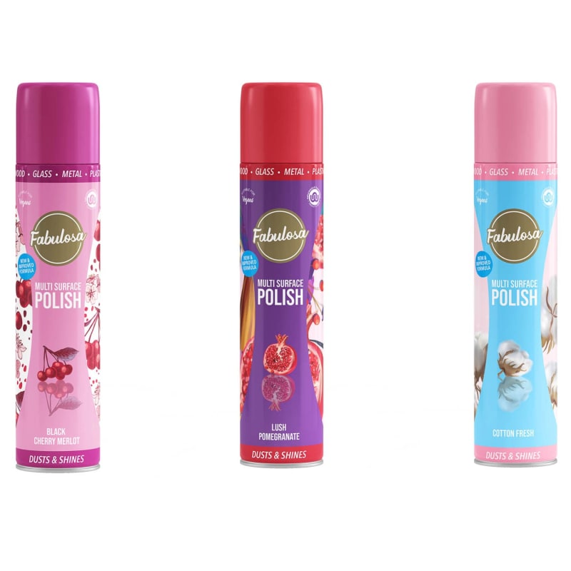 Fabulosa Multi Surface Polish 300ml Black Cherry Merlot B&M