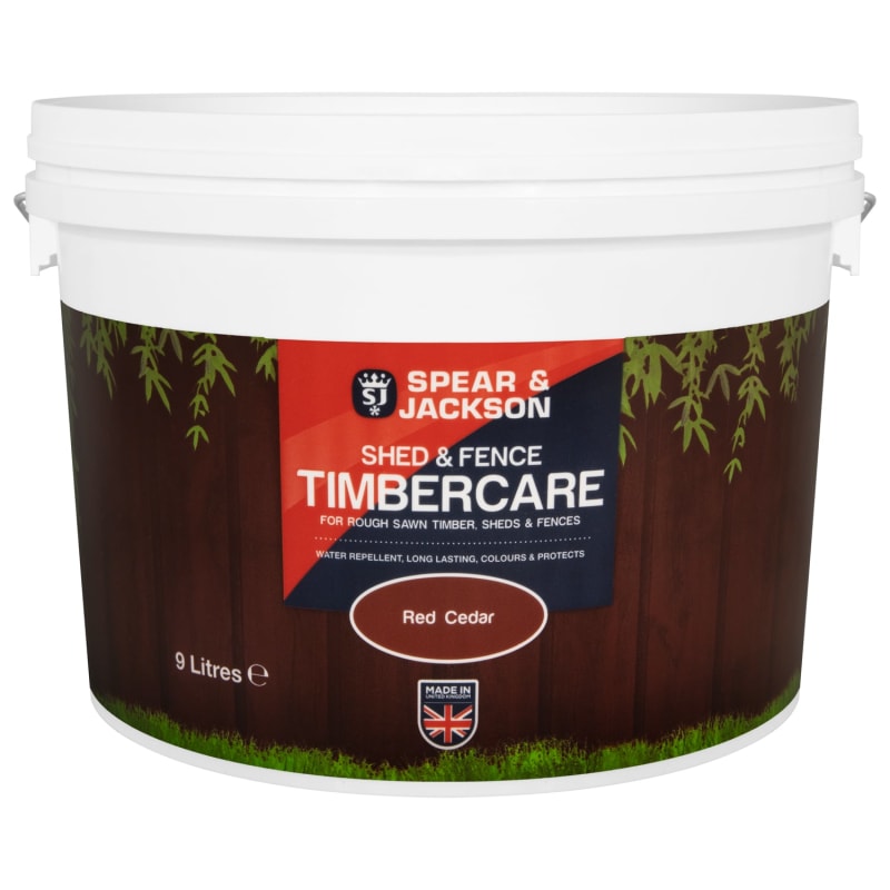 Spear & Jackson Shed & Fence 9L Red Cedar Exterior Paint B&M