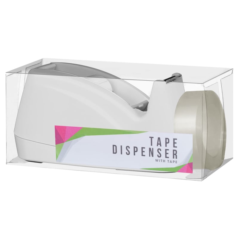 Tape Dispenser with Tape Roll 1pk Stationery B&M
