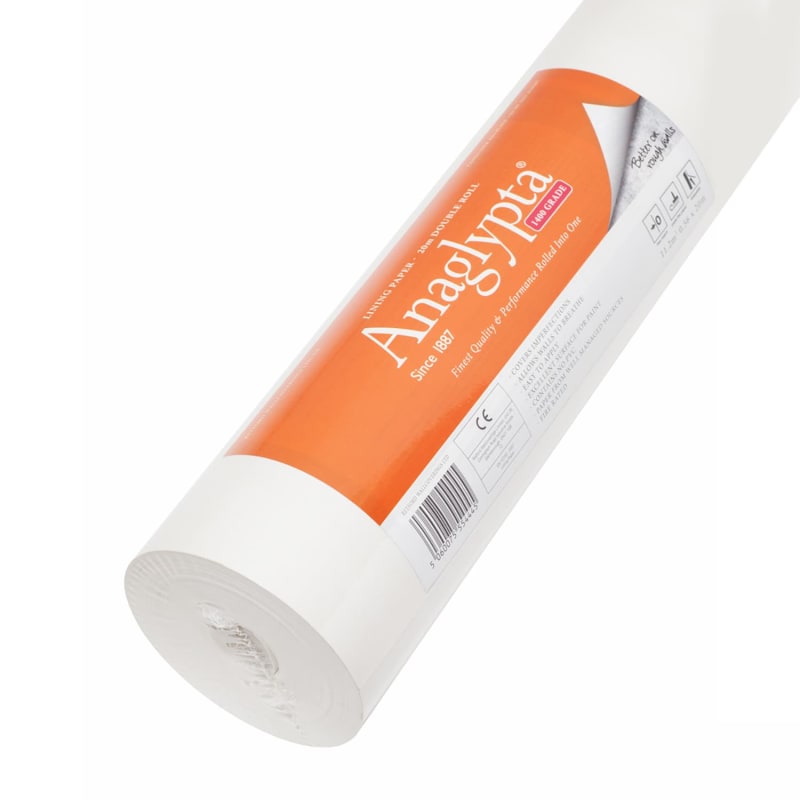 Anaglypta 1400 Grade Lining Paper 20m Lining Paper B&M Stores