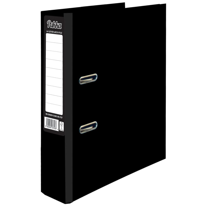 Pukka A4 Lever Arch File Stationery Filing B&M