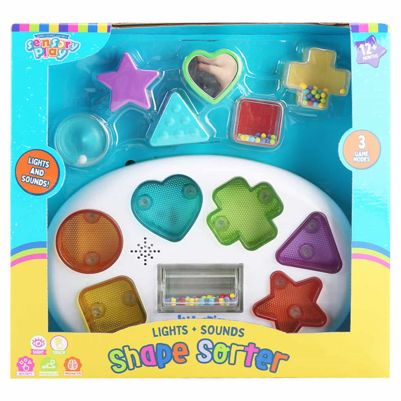 Lights & Sounds Shape Sorter Toddler Toys B&M